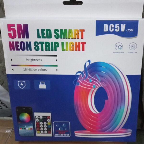 tira de neon led usb 5 metros