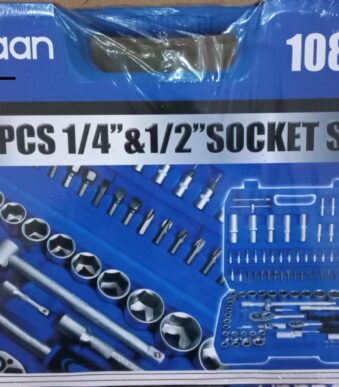 caja de herramientas 108 piezas tubos ogaan