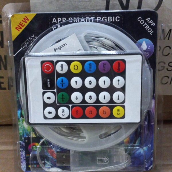 tira de led rgb 5 m enchufe usb