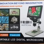 microscopio digital con pantalla modelo b1200