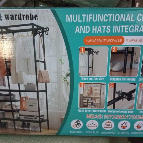 organizador de ropa con perchero wh-9127-2