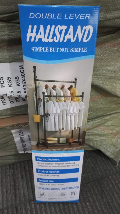 perchero organizador de ropa doble wh9132