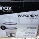 VAPFSP003  VAPORERA ELECTRICA 8.5L, CON 3 CESTAS
