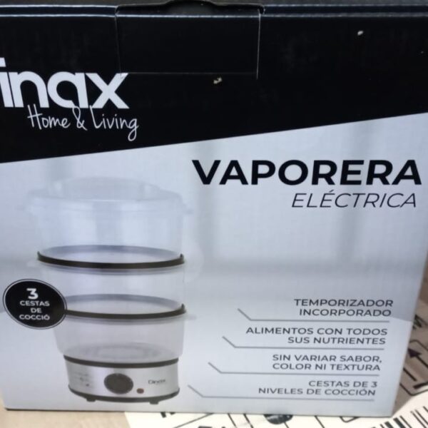VAPFSP003  VAPORERA ELECTRICA 8.5L, CON 3 CESTAS