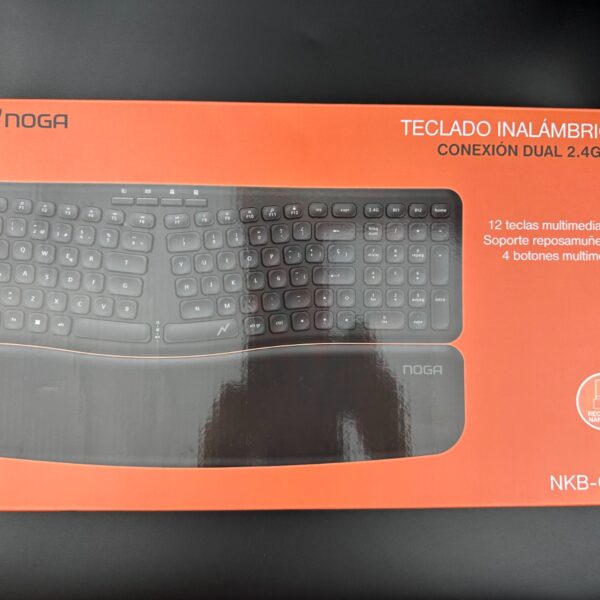TECLADO ERGO INALAMBRICO + BT NKB-Q90