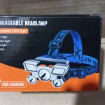 linterna minera 5 leds recargable usb xy501