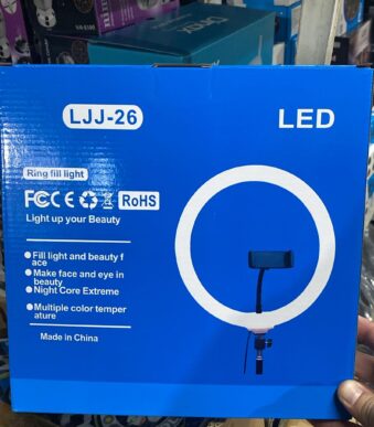 aro led 10" blanco con tripode 2 m