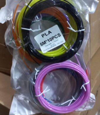 repuesto para lapiz 3d 10 rollos distintos colores 5 m cada uno filamento