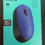 Mouse inalambrico Logitech m170 azul/gris