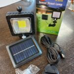 Panel Reflector Led Con Panel Solar Sensor Movimiento Jx-855