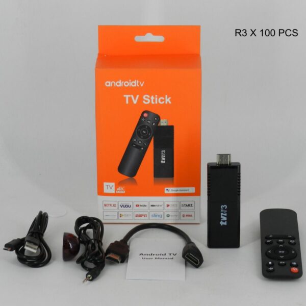 tv box tv stick r3 con control de vos 1/8 gb