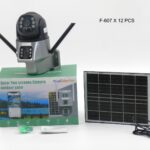 camara ip con panel solar f-607