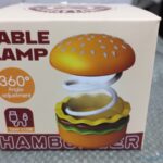 velador hamburguesa recargable