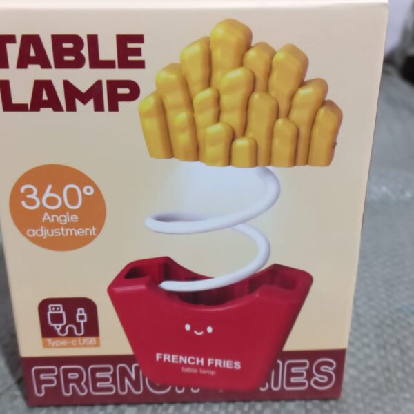 velador hamburguesa recargable