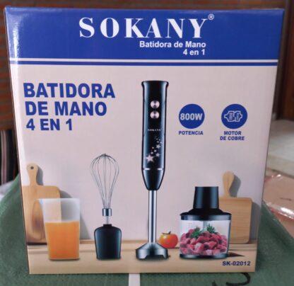 mini pimer batidora de mano con accesorios sokani 4 en 1