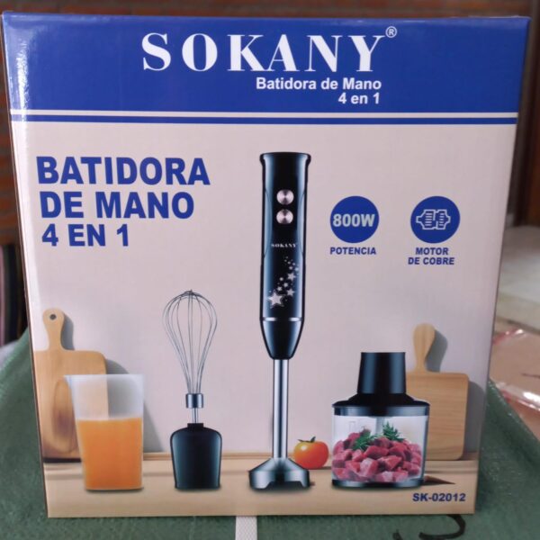 mini pimer batidora de mano con accesorios sokani 4 en 1