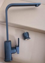 Griferia monocomando pico alto negra mod fy13