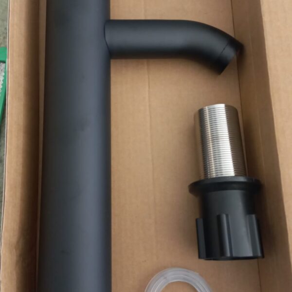 griferia de baño alta negra monocomando opaca fy-01