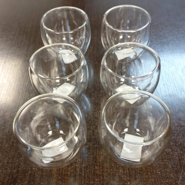 vaso chico cafe doble pared 80 ml precio por unidad