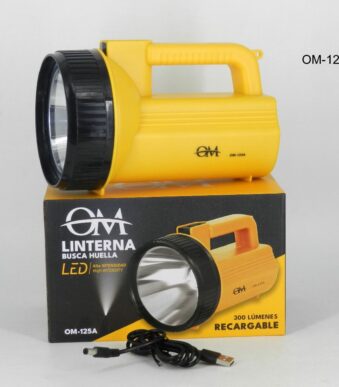 linterna om buscahuellas grande bateria OM-125A