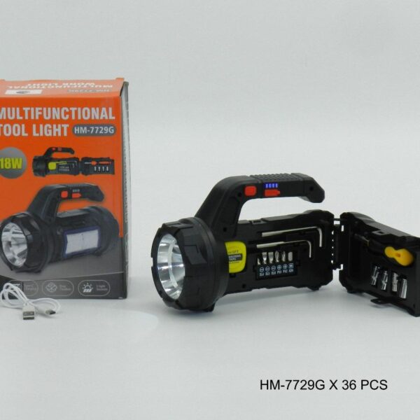 linterna con herramientas hm-7729-g