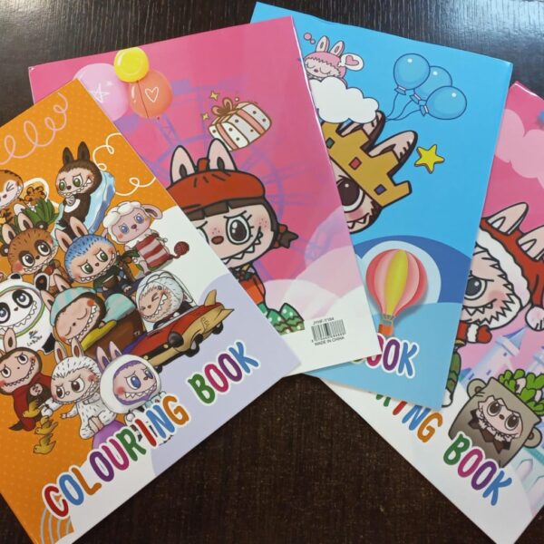 librito de colorear de labubu