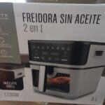 freidora sin aceite oryx 2 en 1 or-935a-1  8 litros