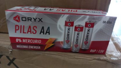 cajita por 60 pilas aa oryx