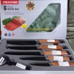 set de 5 cuchillos mas pelapapa codigo s-1152