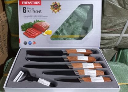 set de 5 cuchillos mas pelapapa codigo s-1152