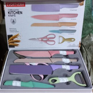 juego de 4 cuchillos tijera y pelapapas