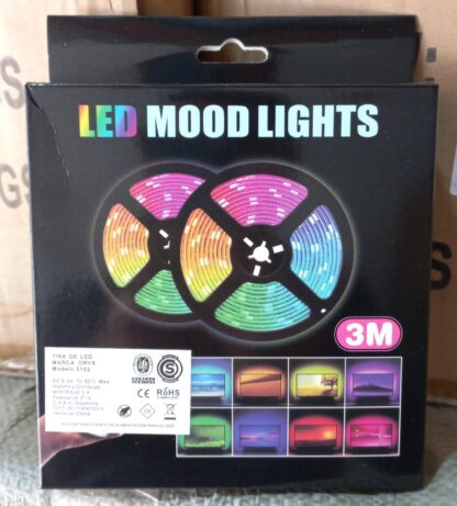 TIRA LED USB 3 METROS RGB