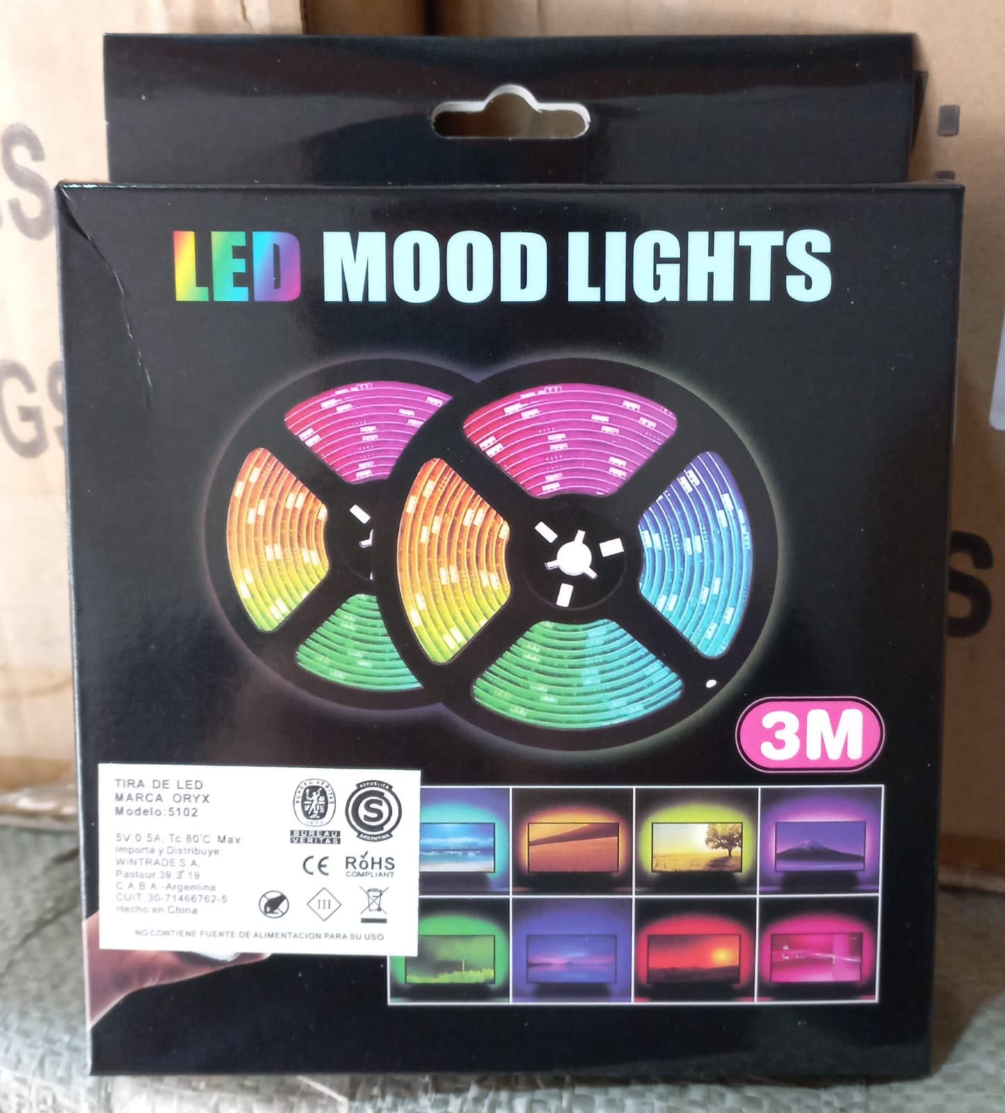 TIRA LED USB 3 METROS RGB TIRA LED USB 3 METROS RGB