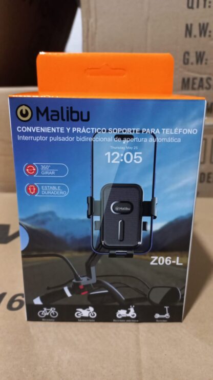 SOPORTE MALIBU MOTO ESPEJO RETROVISOR z06-l