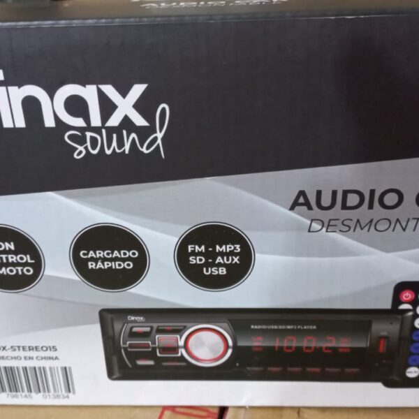 ESTEREO DESMONTABLE PARA AUTO DINAX  DXSTEREO15