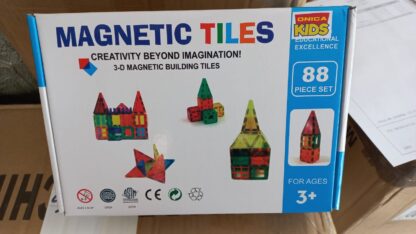 juego magnetic 88 piezas grandes (compatible con la ciudad)