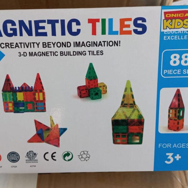 juego magnetic 88 piezas grandes (compatible con la ciudad)