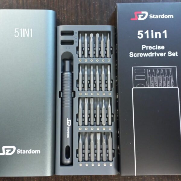 destornillador de precisión 51 en 1 aluminio imantado