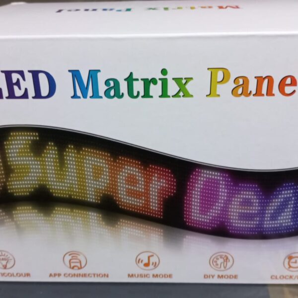 cartel panel led flexible programable 133cmx19cm