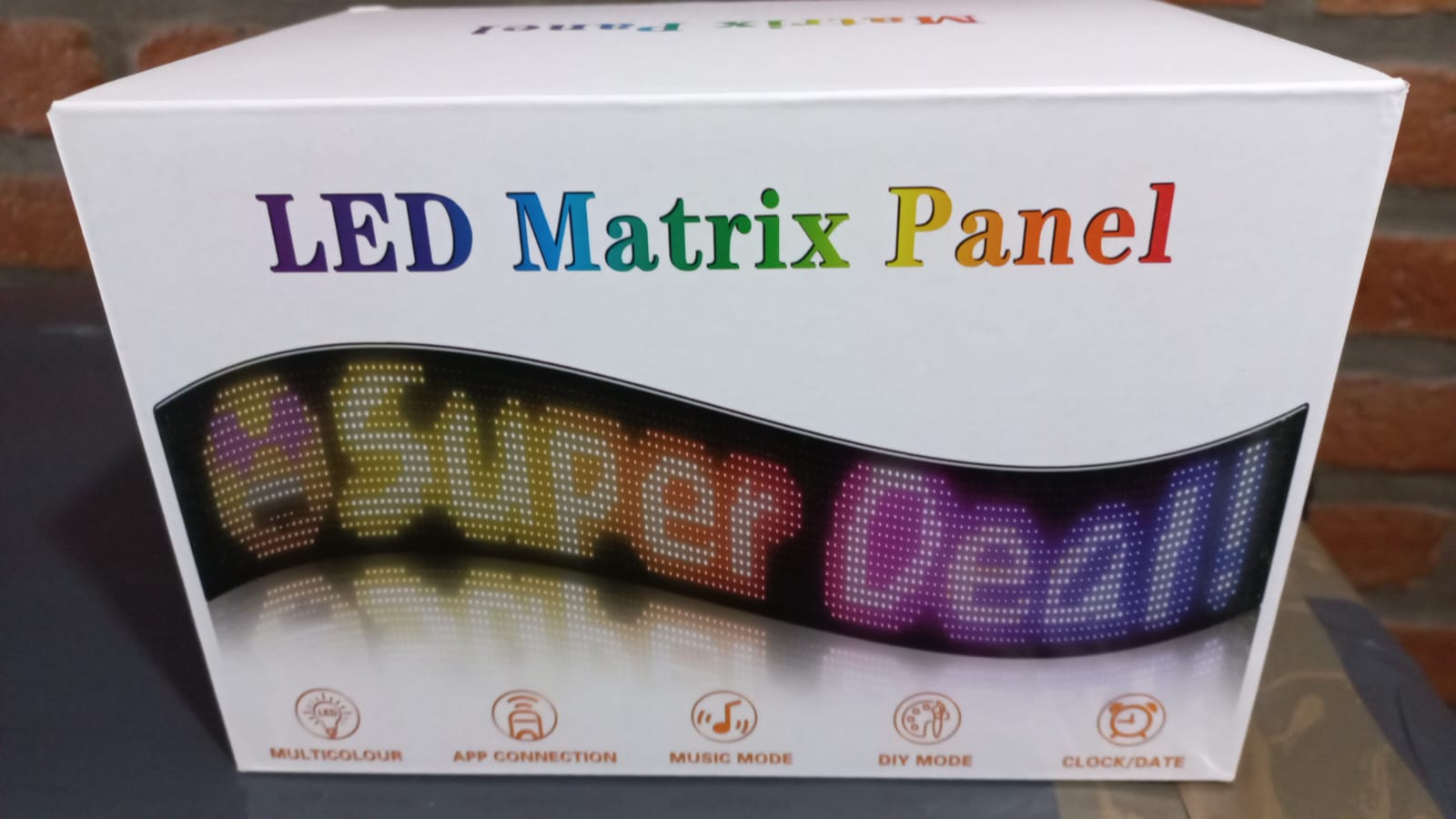 cartel panel led flexible programable 133cmx19cm cartel panel led flexible programable 133cmx19cm