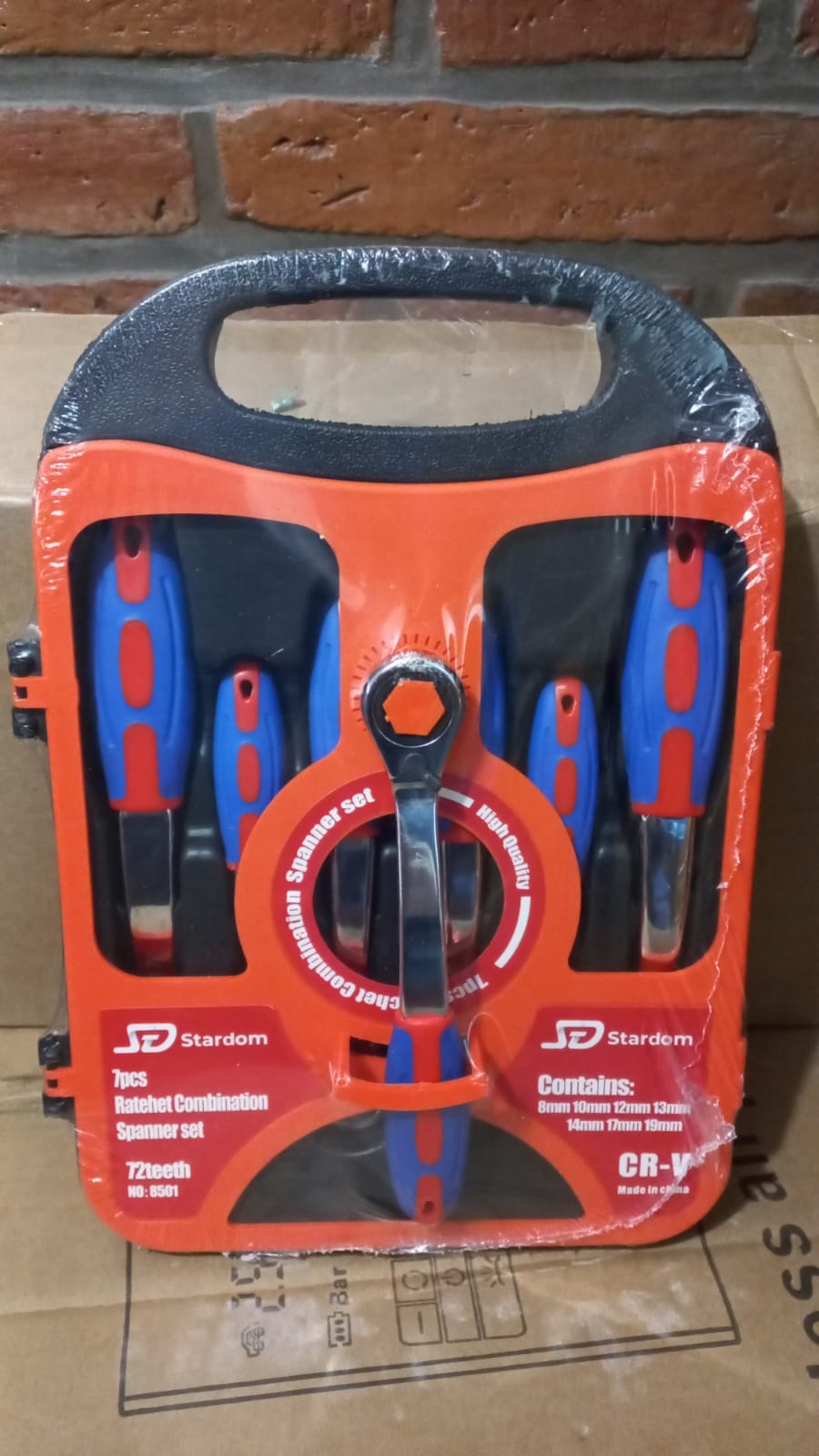 Juego Set Llaves Combinadas Crique Articuladas 8 A 19 7pcs 8501 stardom