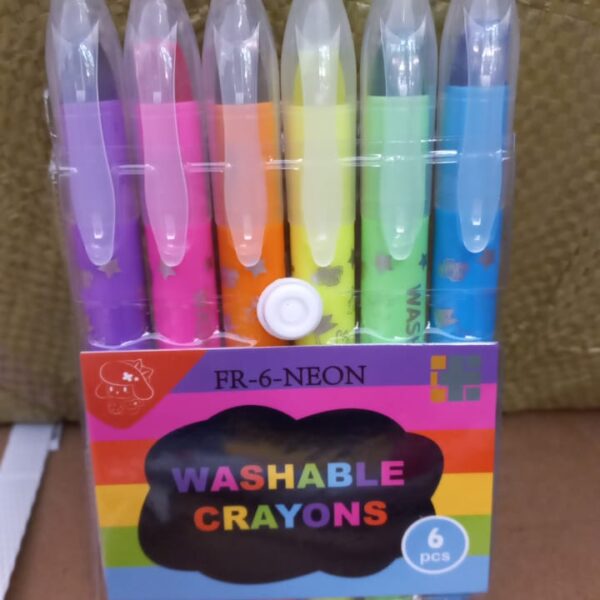 CRAYONES NEON LAVABLES X6  20 LB25
