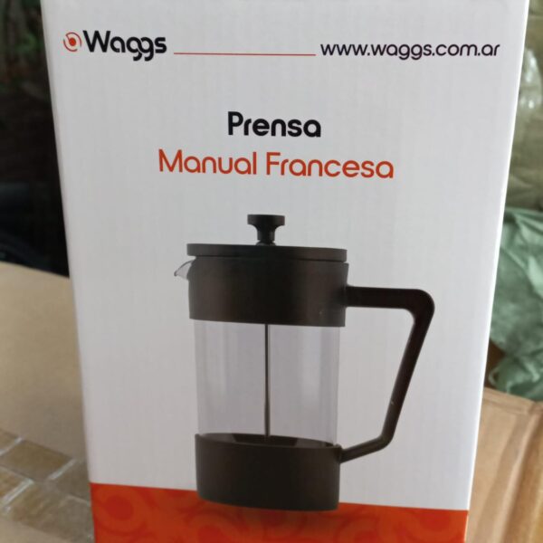 CAFETERA PRENSA WAGGS CAFE02 VIDRIO