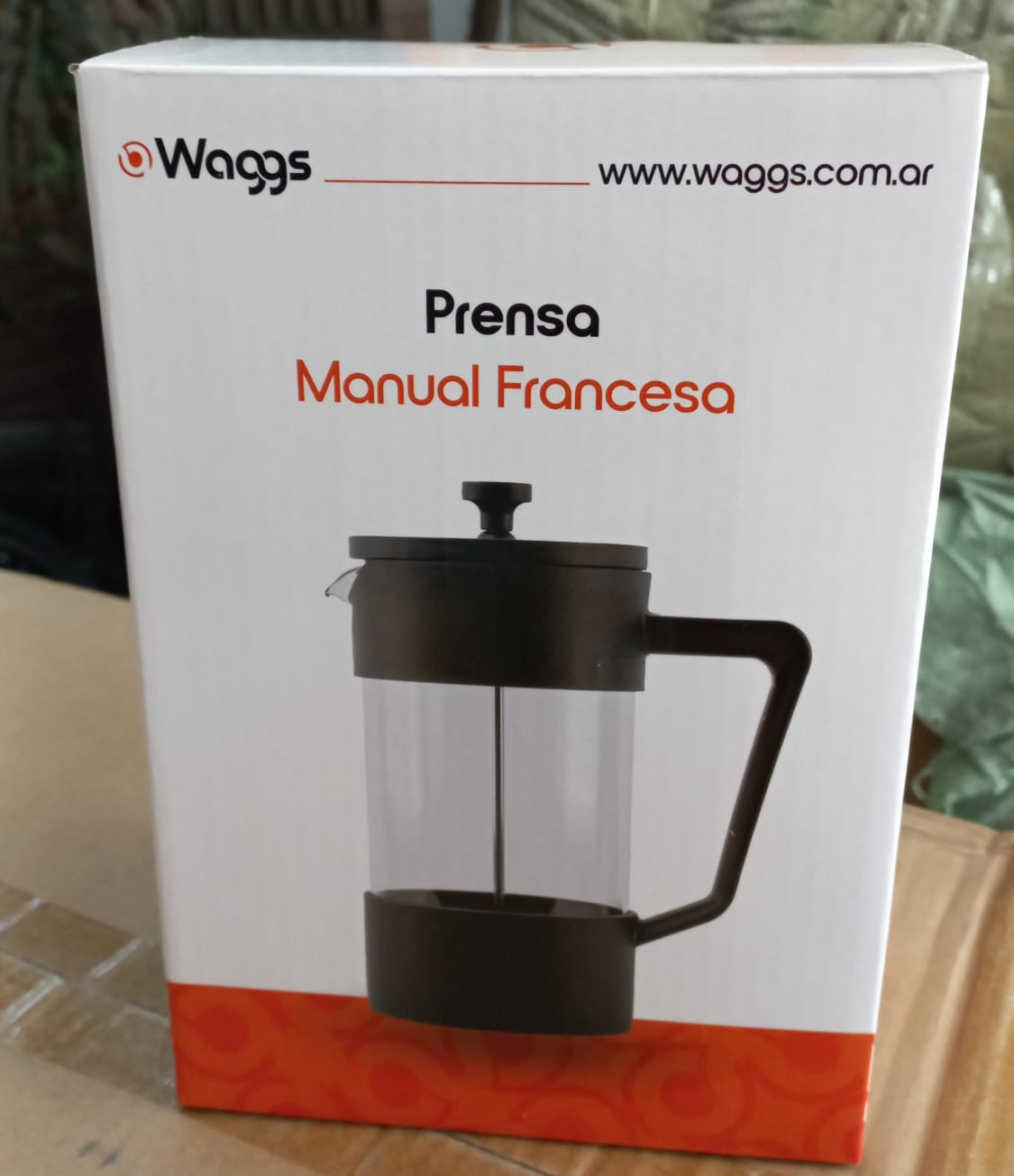 CAFETERA PRENSA WAGGS CAFE02 VIDRIO CAFETERA PRENSA WAGGS CAFE02 VIDRIO