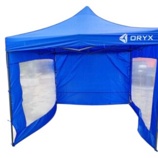 gazebo oryx blanco 3x3 con 3 paredes