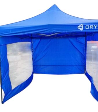 gazebo oryx blanco 3x3 con 3 paredes