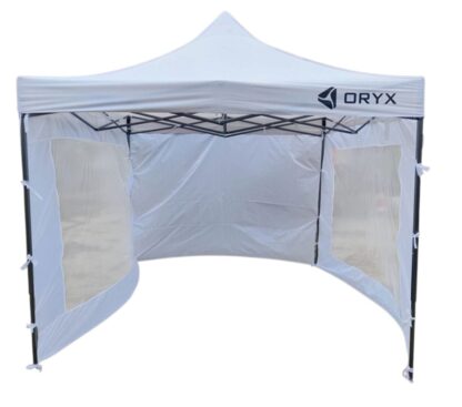 gazebo oryx blanco 3x3 con 3 paredes
