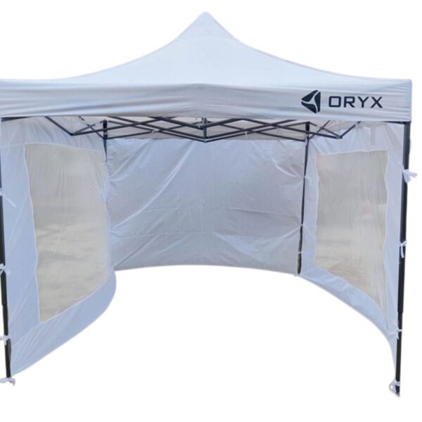gazebo oryx blanco 3x3 con 3 paredes