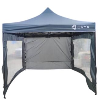 gazebo oryx blanco 3x3 con 3 paredes