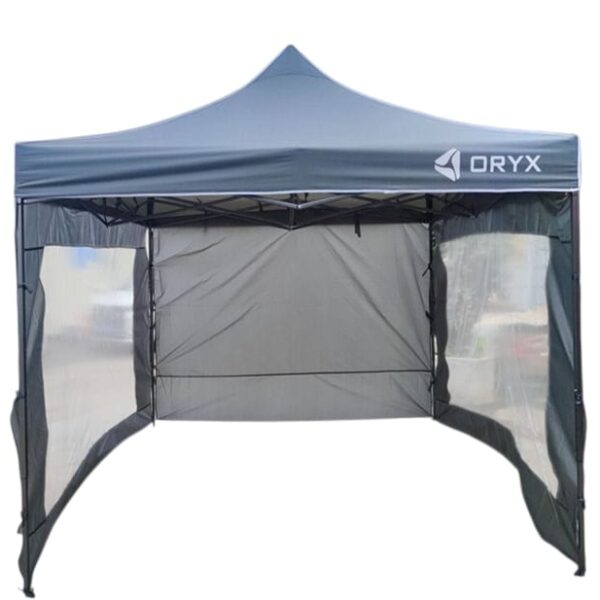 gazebo oryx blanco 3x3 con 3 paredes